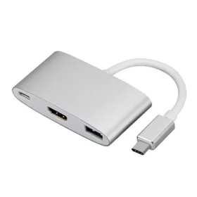   HCT 028-120 USB-C 3.1-apa/HDMI-anya/USB-C 3.1-anya/ USB3.0-anya konverter
