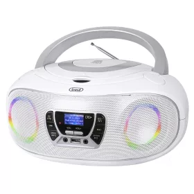   Trevi CMP 583 DAB Hordozható sztereó CD lejátszó DAB/FM RDS rádióval, fehér színben