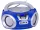 Trevi CMP 544 BT Hordozható Boombox, Bluetooth-tal, FM rádióval, USB és AUX bemenettel kék színben