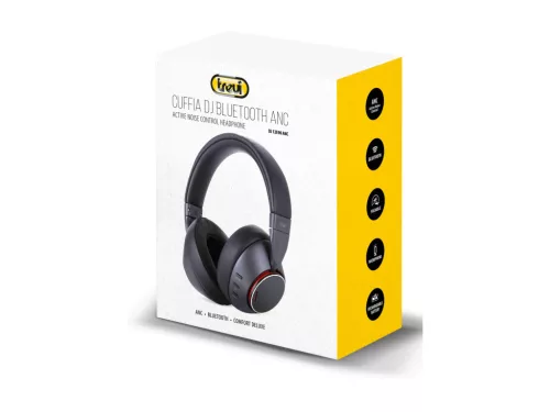 Trevi DJ 12E90 ANC Vezeték nélküli fejhallgató - fekete
