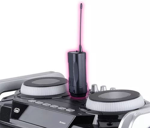 Trevi EM 408 UHF – Vezeték nélküli mikrofon szett adóval, vevővel, fejmikrofonnal és csíptetős mikrofonnal (0EM408U00)