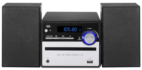 Trevi HCX 10F6 mini hifi rendszer CD/USB/Bluetooth, 20W, távirányítóval, FM rádióval