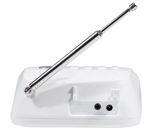 Trevi RC 80D4 DAB White Asztali óra, FM és DAB+ rádióval, ébresztő funkcióval és fejhallgató kimenettel