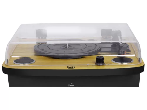 Trevi TT 1022 BT Wooden Vintage, klasszikus, sztereo lemezjátszó, Bluetooth-tal, beépített hangszórókkal