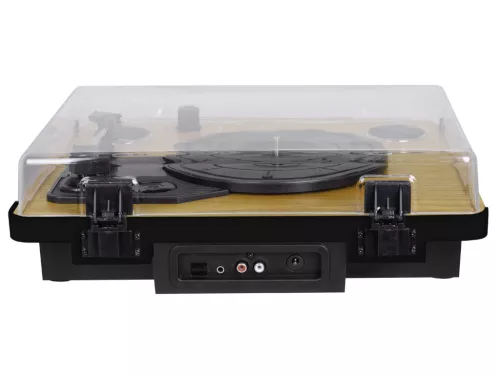 Trevi TT 1022 BT Wooden Vintage, klasszikus, sztereo lemezjátszó, Bluetooth-tal, beépített hangszórókkal