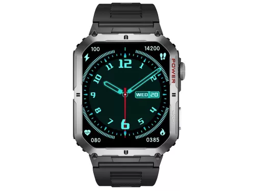 Trevi T-FIT 500 S okosóra AMOLED kijelzővel, IP68 vízállósággal, ezüst színben, Android és iOS kompatibilitás