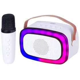   Trevi XR 8A01 White XR JUMP Bluetooth hangszóró, karaoke funkcióval és mikrofonnal, fehér