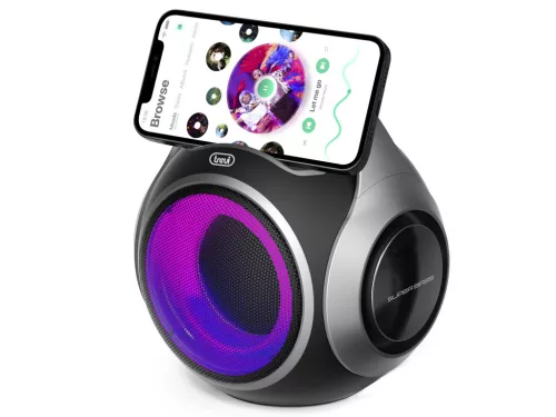 Trevi   XR 8A202 fekete Bluetooth hangszóró IPX5 TWS USB microSD AUX