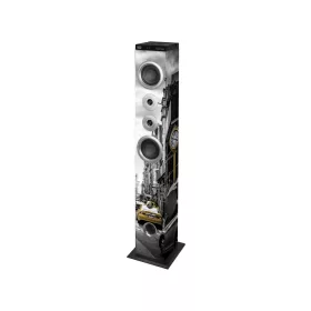   Trevi XT 104BT torony hangszóró Bluetooth, USB/SD, 2.1 rendszer, New York Taxi dizájn