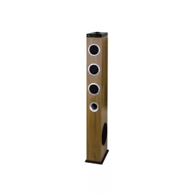   Trevi XT 10A8 BT torony hangszóró Bluetooth, USB/SD lejátszóval, fa burkolattal, 60W erősítővel