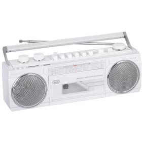   Trevi RR501 Hordozható kazettás rádió és MP3/USB lejátszó, Bluetooth funkcióval - fehér