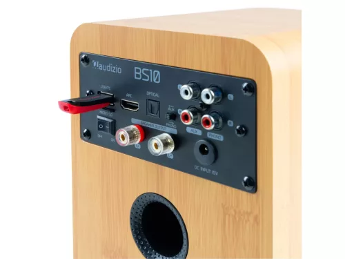 Audizio BS10 polchangfalpár- Aktív hangfalpár, 80W - Bambusz