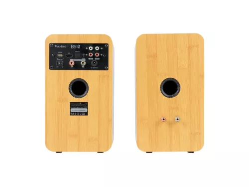 Audizio BS10 polchangfalpár- Aktív hangfalpár, 80W - Bambusz