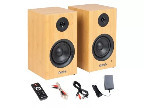 Audizio BS15 polchangfalpár - Aktív hangfalpár, 60W - Bambusz