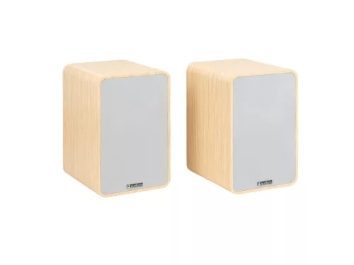 Audizio KS10 HiFi hangfalpár - Aktív hangfalpár - HDMI, 120W - Világos, fahatású