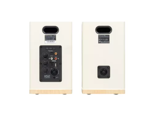Audizio KS12 HIFI hangfalpár - Aktív hangfalpár, HDMI, 80W, Krém színű
