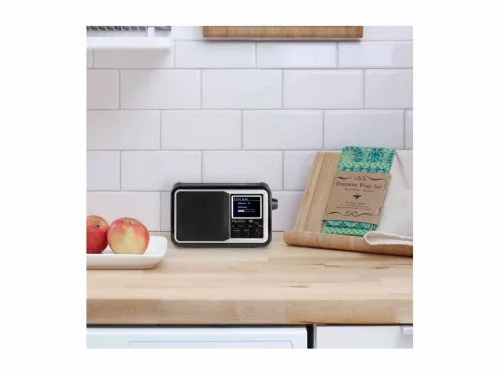 Audizio Anzio akkumulátoros FM / DAB+ rádió 15W (Bluetooth) - fekete