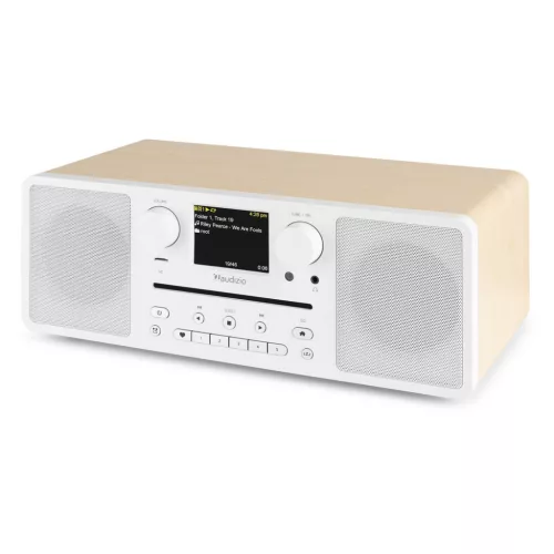 Audizio Naples FM rádió, 60W (CD + USB + Bluetooth + FM + Internet) - fehér