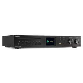   Audizio Brescia Internetrádió + beépített erősítő 240W, DAB+, FM, CD, USB, Bluetooth - fekete