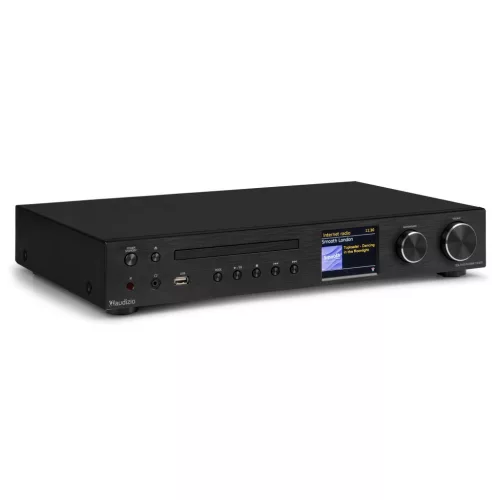 Audizio Bolzano Internet vevőegység erősítővel, DAB+ CD lejátszó, fekete