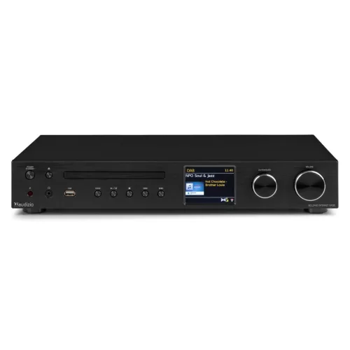 Audizio Bolzano Internet vevőegység erősítővel, DAB+ CD lejátszó, fekete