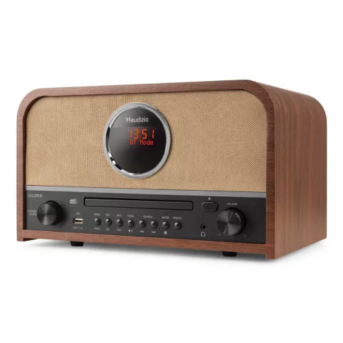 Audizio Salerno DAB + rádió és CD lejátszó - barna