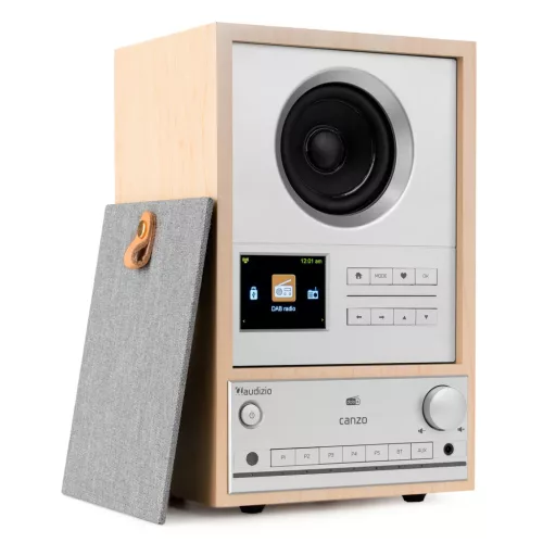 Audizio Canzo internetrádió DAB+, FM, CD, USB, Bluetooth - világosbarna
