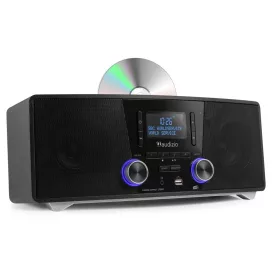   Audizio Cannes DAB+ sztereó rádió és CD lejátszó - fekete