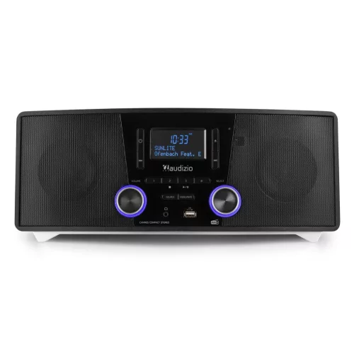 Audizio Cannes DAB+ sztereó rádió és CD lejátszó - fekete