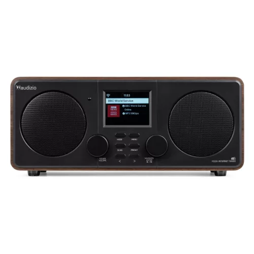Audizio Foza DAB+ sztereó internetrádió - barna
