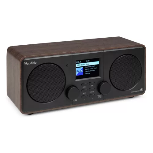 Audizio Foza DAB+ sztereó internetrádió - barna