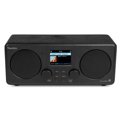 Audizio Foza DAB+ sztereó internetrádió - fekete