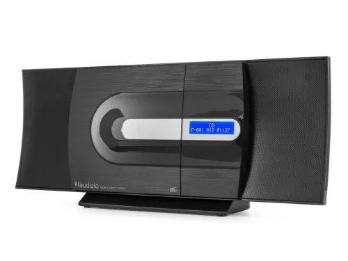 Audizio Tours Compact Stereo Hifi rendszer, FM/DAB+ rádióval (CD, Bluetooth, MP3) - FEKETE