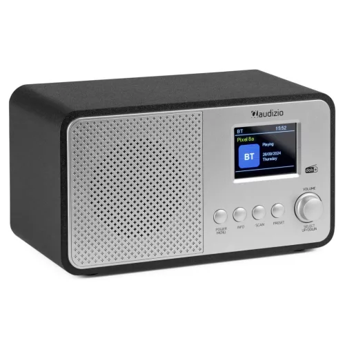Audizio Avio FM / DAB+ rádió 30W, USB, Bluetooth - ezüst