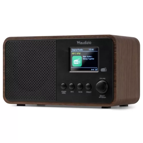 Audizio Avio FM / DAB+ rádió 30W, USB, Bluetooth - fa mintázat