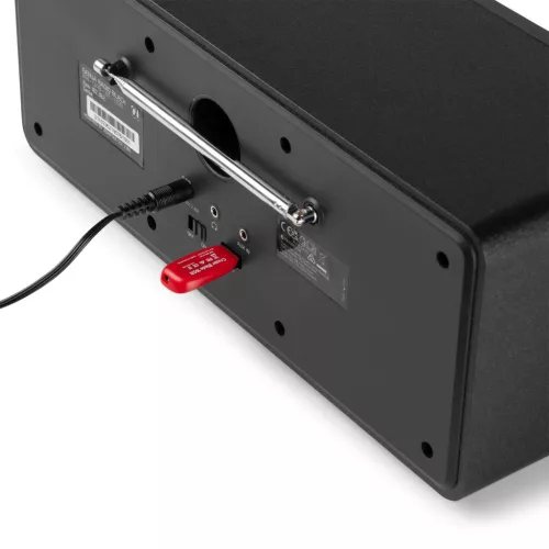 Audizio Genua DAB+ sztereó rádió - fekete