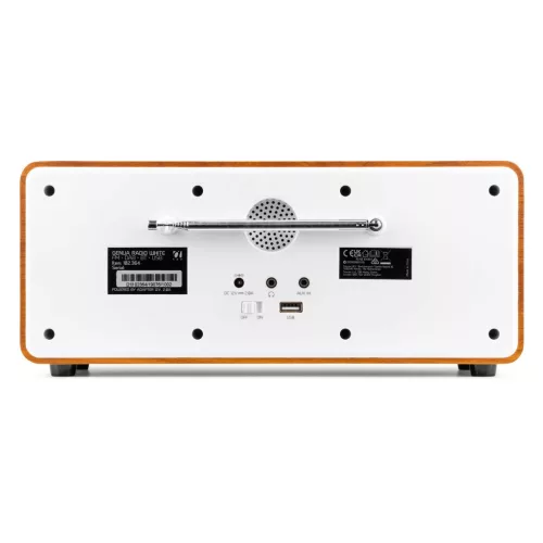 Audizio Genua DAB+ sztereó rádió - fehér