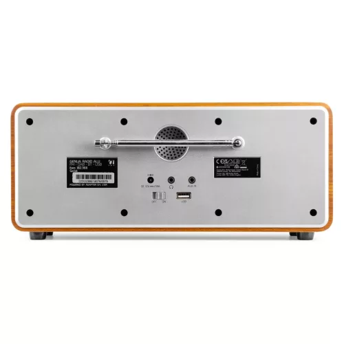 Audizio Genua DAB+ sztereó rádió - ezüst
