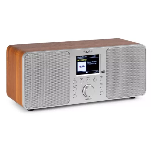Audizio Genua DAB+ sztereó rádió - ezüst