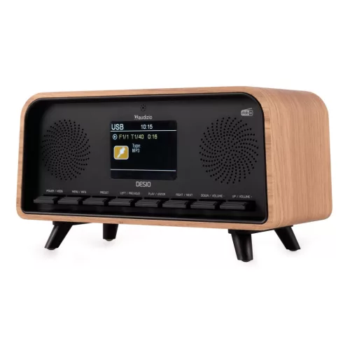 Audizio Desio rádió DAB+ FM - világos fa