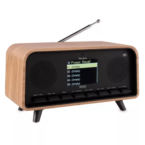 Audizio Desio rádió DAB+ FM - világos fa