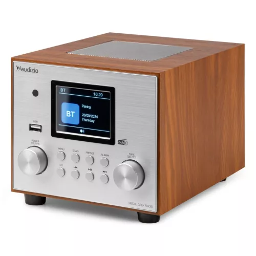 Audizio Vieste FM / DAB+ rádió 60W, USB, Bluetooth - ezüst