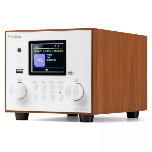Audizio Vieste FM / DAB+ rádió 60W, USB, Bluetooth - fehér