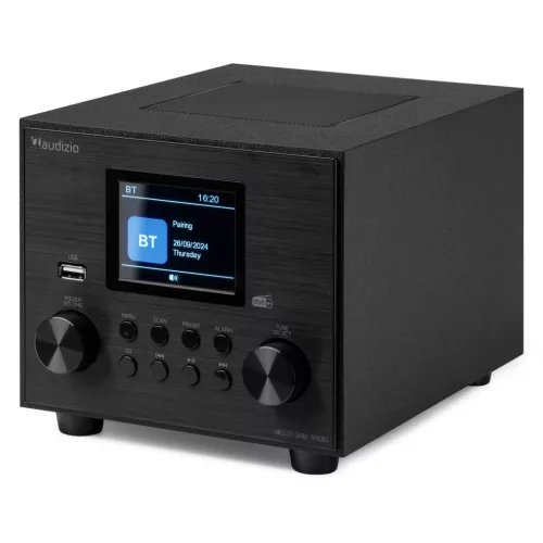 Audizio Vieste FM / DAB+ rádió 60W, USB, Bluetooth - fekete