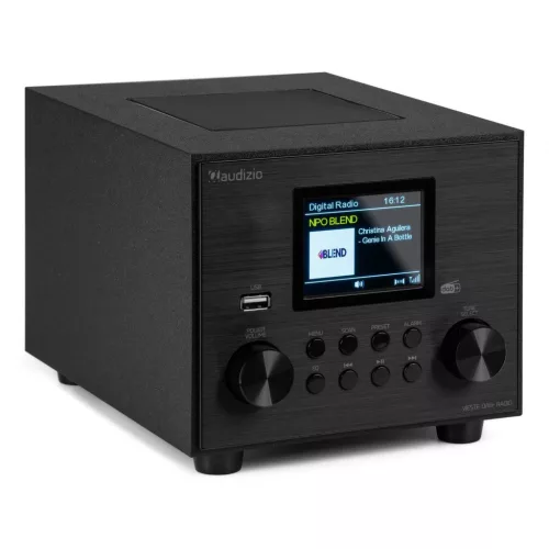 Audizio Vieste FM / DAB+ rádió 60W, USB, Bluetooth - fekete