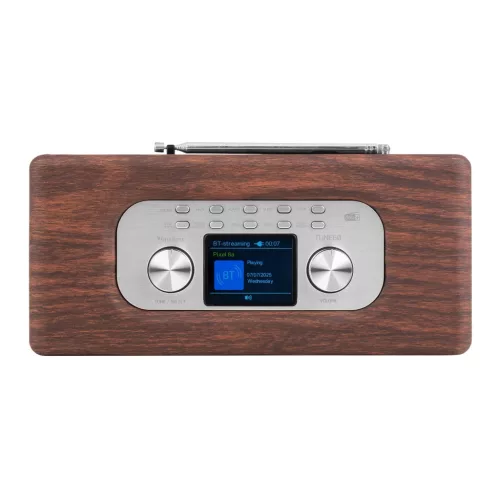 Audizio Tune60 Retro rádió FM, DAB+, Bluetooth - Sötét fa