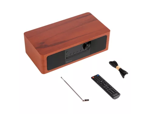 Audizio Lunata prémium DAB rádió, fa, barna
