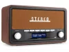 Audizio Foggia Retro rádió FM, DAB+, Bluetooth - réz
