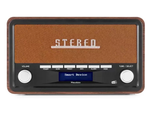 Audizio Foggia Retro rádió FM, DAB+, Bluetooth - réz
