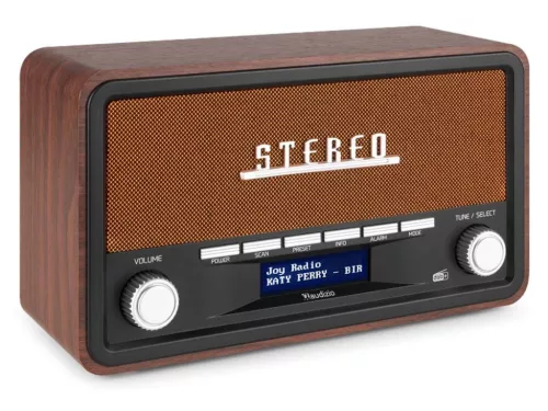 Audizio Foggia Retro rádió FM, DAB+, Bluetooth - réz